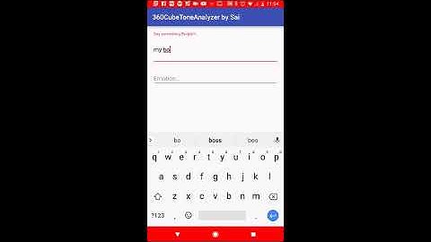Emotion Detection IBM Watson Custom Mobile App
