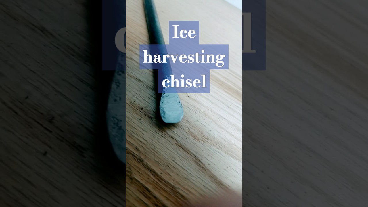 My handmade ice harvesting chisel!