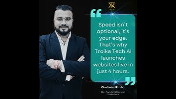 My Advice to Every Young Entrepreneur – By Godwin Pinto, AI Web Designer