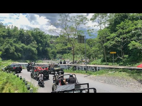 Indonesian tourists flee