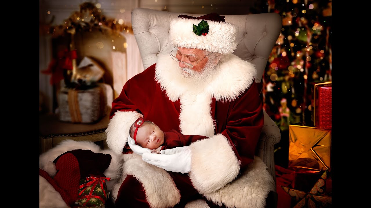 LSP Santa Snuggles Digital Background Santa Snuggles Video Tutorial