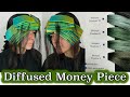 Diffused Money Piece Hair Color
