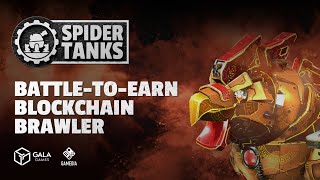 Spider Tanks - Battle Brawler Blockchain Esport By Gamedia And Gala Games - Gameplay Trailer