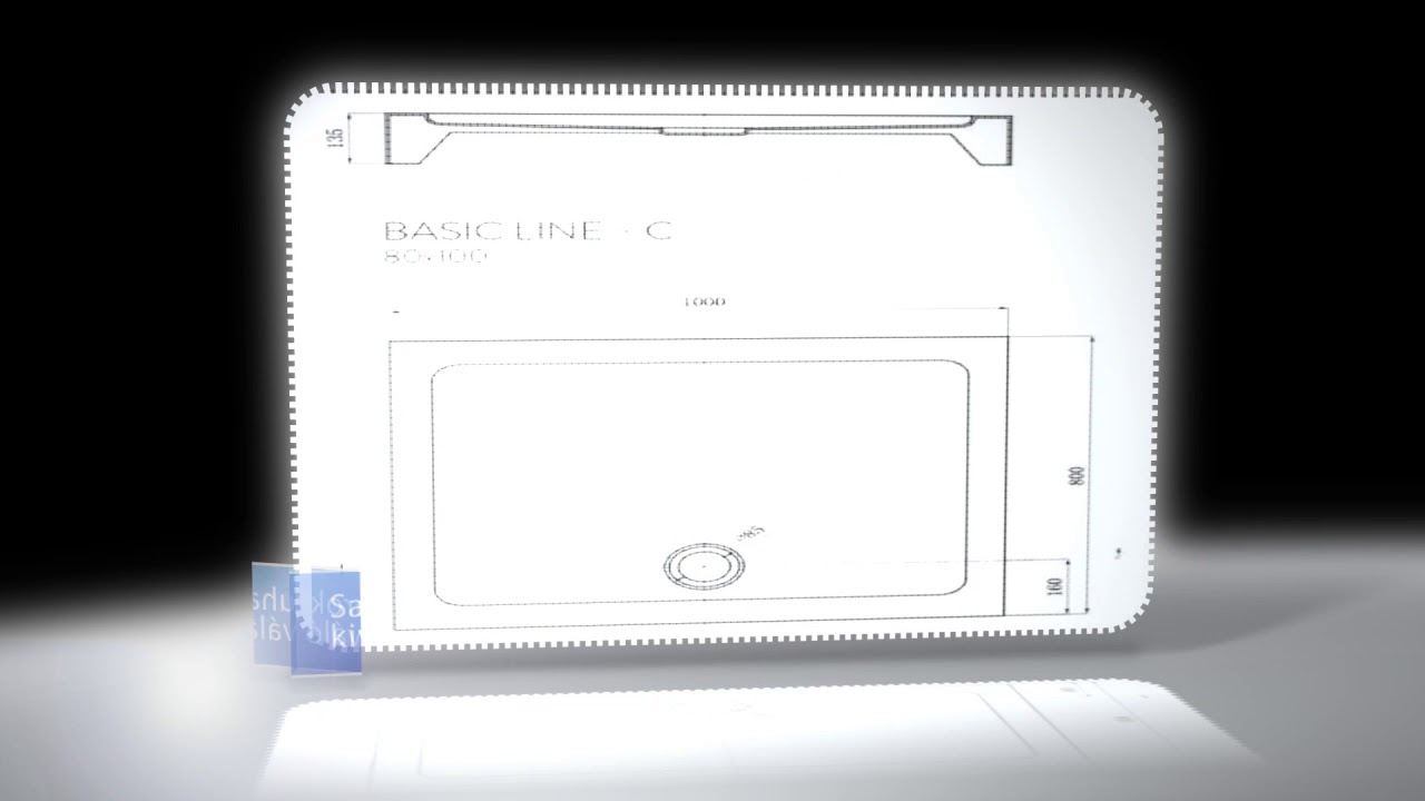Bacis line c akril zuhanytálca youtube
