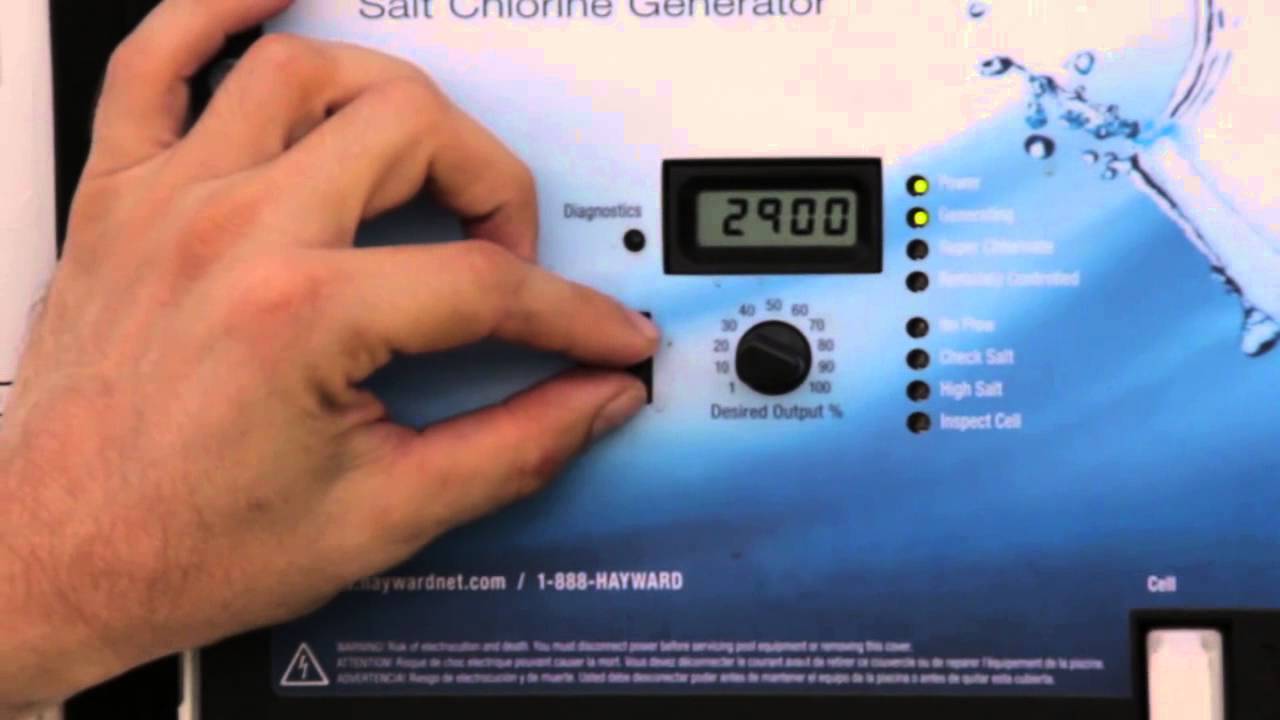 How To: Recalibrate the Salt Level on a Hayward Aqua Rite - YouTube