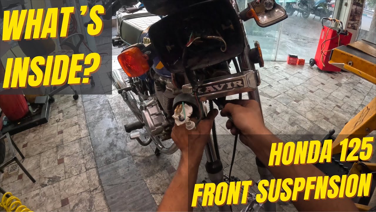 I Took Apart the Front Suspension of a Honda 125 — You Won’t Believe What I Found Inside!