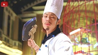 طباخ بيستخدم أسرار الكونغ فو فى الطبخ وبيتحدى أشهر طباخين فى الصين | ملخص فيلم Kung Fu Chefs