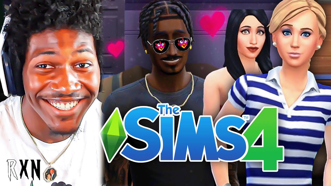 MY FIRST TIME PLAYING SIMS 4 AND IM ALREADY GETTING ACTION!!!