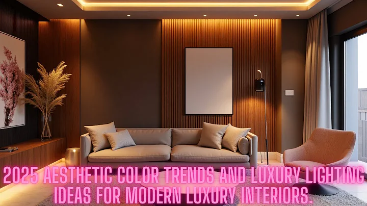 2025 Aesthetic Color Trends and Luxury Lighting Ideas for Modern Luxury Interiors.