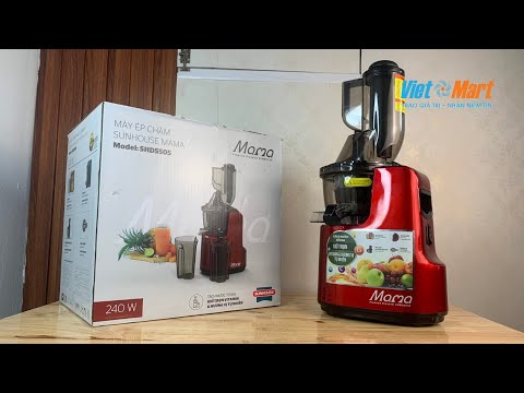 Video MÁY ÉP CHẬM SUNHOUSE MAMA SHD5505: Việt Mart Review và... - youtube