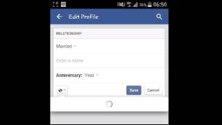 How To Update Facebook Relationship Status On Android screenshot 4