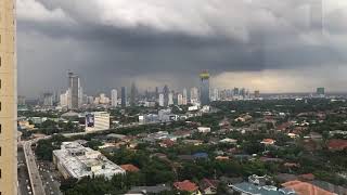 DARK CLOUDS TIMELAPSE | MANILA VIEW | HEAVY RAIN