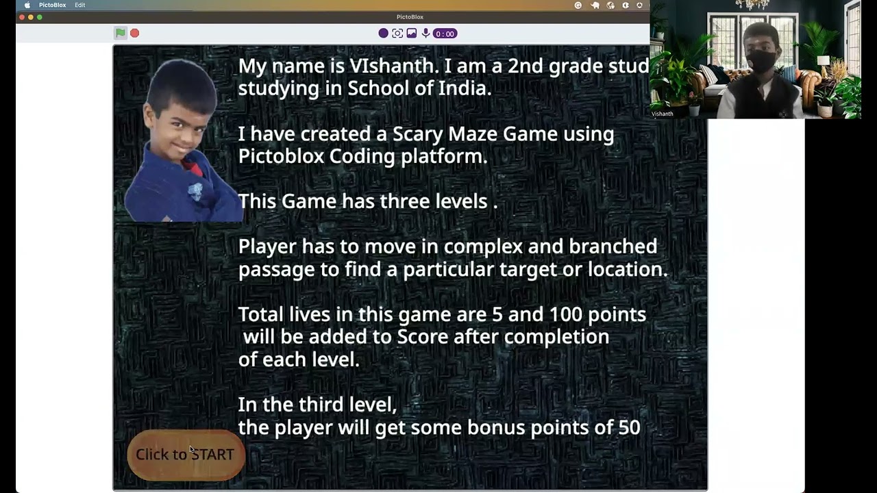 SCARY MAZE GAME BY VISHANTH HORIZON IDEALABS