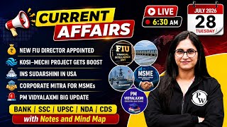 28 July 2026 | Current Affairs Today | Banking Current Affairs 2026 | by Sushmita Ma'am