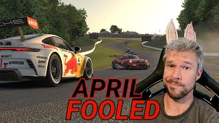 PRANKED! while iRacing | Road Atlanta - Full | iRacing Porsche Cup