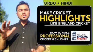 Cricket highlights | how to make highlights video like england cricket screenshot 5