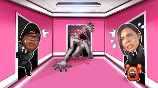 Get Away From the Monster in the Pink Room | SKIBIDI BACKROOMS