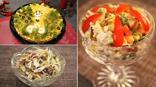 3 самых вкусных салата на ваш новогодний стол 2022 году Салаты на новый год 2022