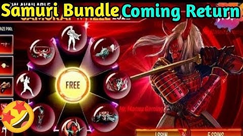 New upcoming samurai bundle event 🤩|| samurai bundle return 😱