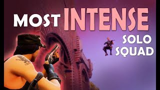 MOST INTENSE SOLO SQUAD EVER! - 22KILLS (Fortnite Battle Royale)