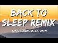 Chris Brown - Back to Sleep Lyrics