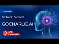 GoCharlie.ai: Your AI Marketing Partner