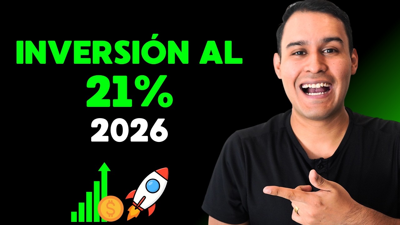 Inversión con TASA FIJA DE 21% anual e impuestos automáticos en 2026 🚀