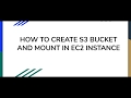 How to mount S3 bucket in a EC2 instance