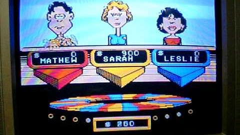 NES Wheel of Fortune 1991 Edition Run Game 5 Part 1