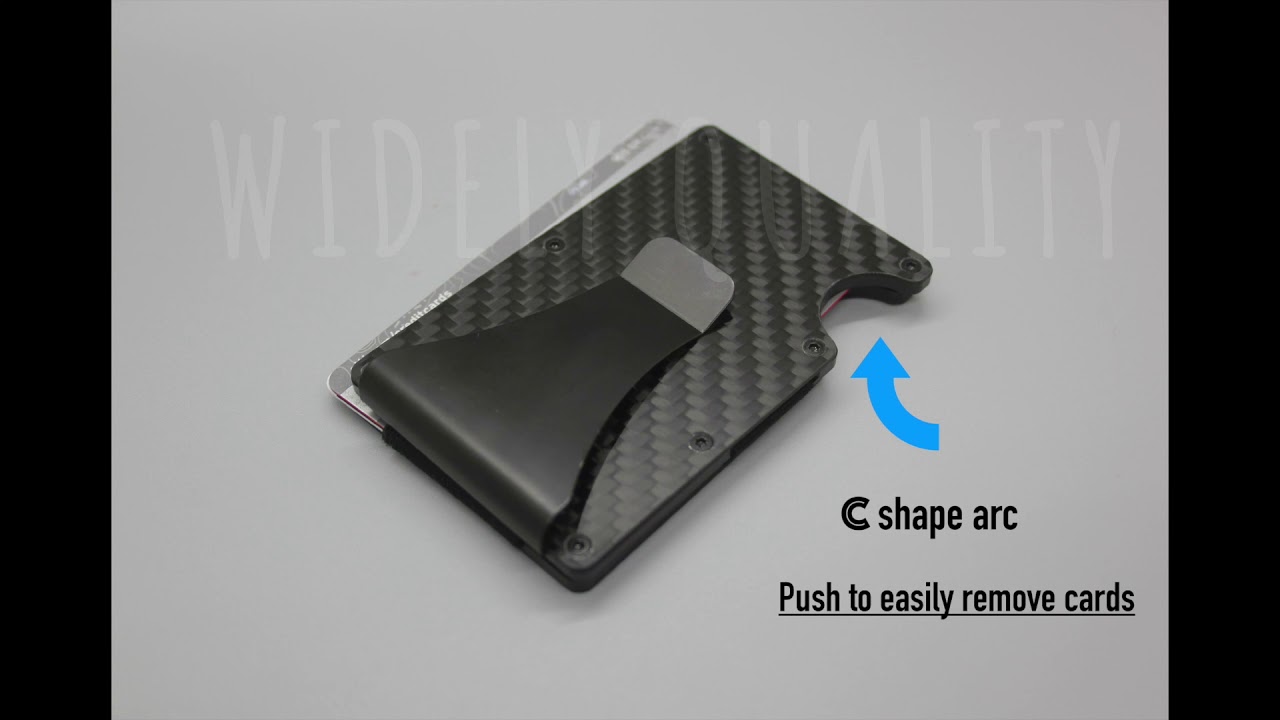 Carbon Fiber Wallet Money Clip by Widely Quality YouTube