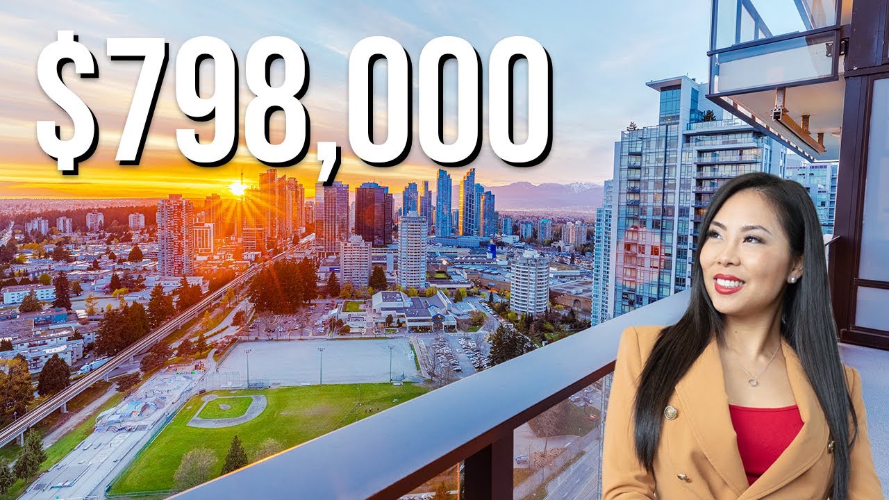 $798,000 Metrotown Condo with the BEST View of City | 32nd floor!!