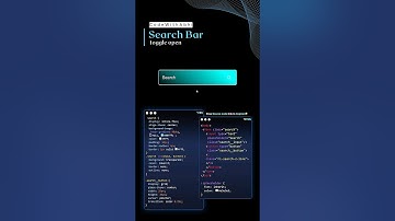 Create Search Bar With Toggle Open using HTML and CSS #coding #css #javascript #shorts #shortvideo