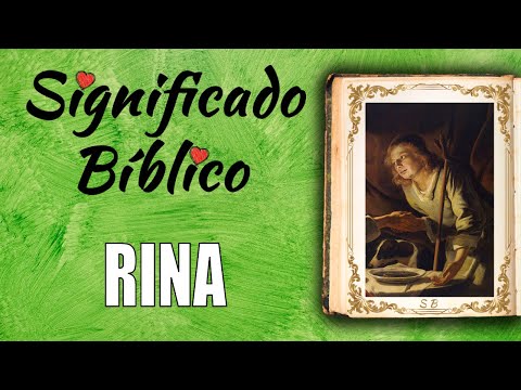 Video: ¿Cuál es el significado de rina?