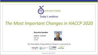 The Most Important Changes in HACCP 2020
