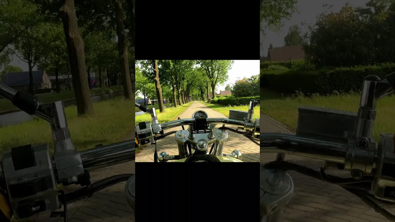 Quick ride by the canal 🏍️🌊 