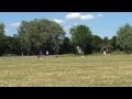 Boy fails trying to kick ball