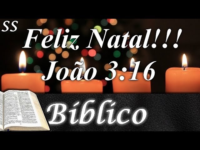 Feliz Natal! Linda mensagem bíblica para o natal! WhatsApp/Facebook -  YouTube