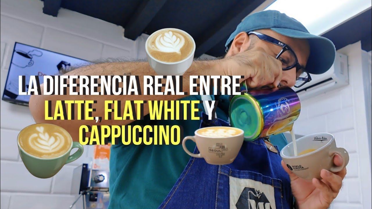 Así se prepara el Latte, Flat White y Cappuccino como en una cafetería profesional 