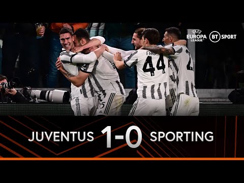 Juventus v sporting (1-0) | gatti picks perfect time for first juve goal! | europa league highlights