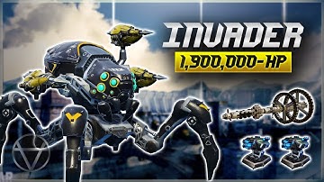 [WR] 🔥 INVADER Gets 1,900,000 HP w/ 2X Durability Extender – Mk3 Gameplay | War Robots