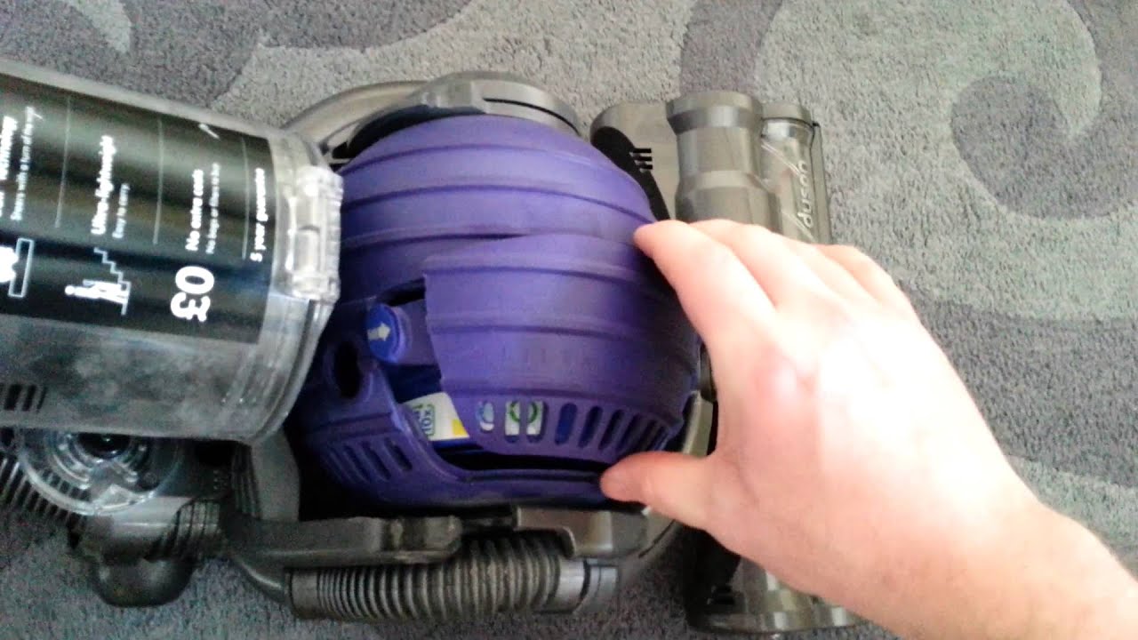 Removing The Dyson Dc24 Filter YouTube