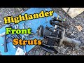 2008-2013 Toyota Highlander Front Strut Replacement