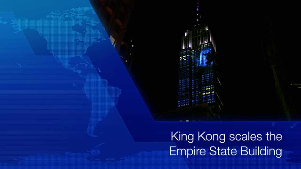 King Kong Climbs The Empire State Building Hd Youtube 