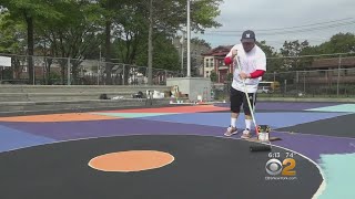 Artwork Brought To New Rochelle Basketball Courts