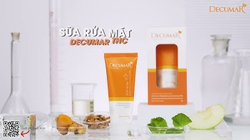 DECUMAR THC - Bộ trị mụn phiên bản NÂNG CẤP từ nghệ nano KHÔNG MÀU
