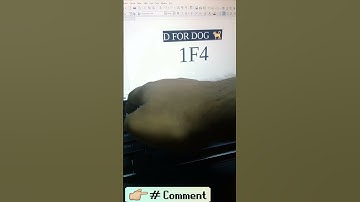 🐕 MS Word Dog Symbol Shortcut Key | Insert Dog Emoji in Seconds! #msword #shorts #symbol #shortcut