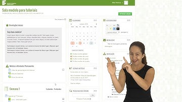 Tutorial Moodle: Interagindo com as pessoas em libras