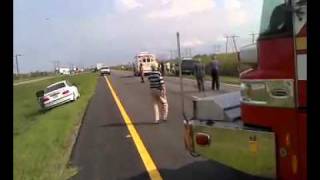 Dramatic Car Accidentfive People Dead