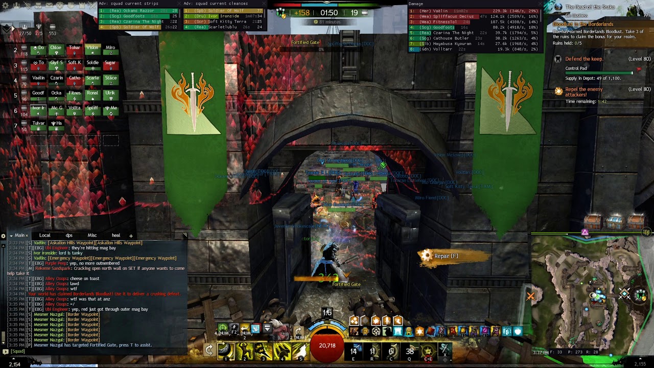 Druid wvw healing test youtube