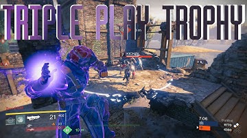 Destiny Triple Play Trophy | Epic 5 Kill Warlock Supercharge